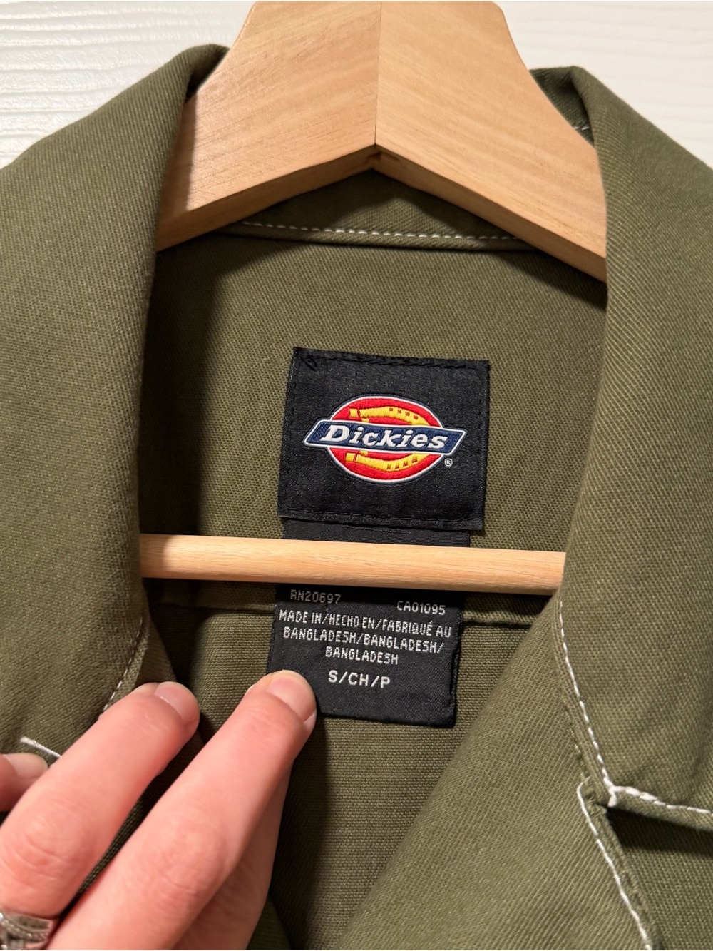 Dickies “Vale” Olive Green Shortalls / Romper SMALL - Picture 2 of 6